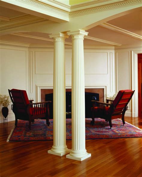 Columns In The Interior Ideas Materials Selection Of Forms And