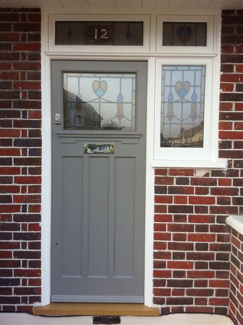 Edwardian Front Doors Stained Glass Options Timbawood