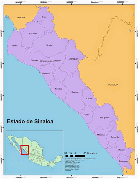 Mapa De Sinaloa Estado De Sinaloa Mexico Vrogue