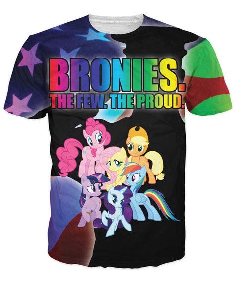 Women Men Bronies T Shirt The My Little Pony Cartoon Pinky Pie Rainbow