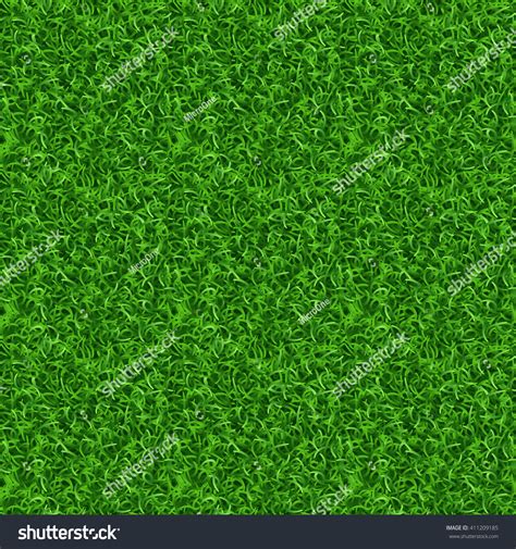 Seamless Grass Vector Texture Green Grass Meadow Grass Pattern Field