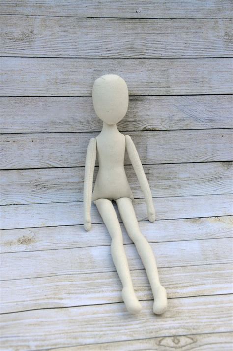 Blank Doll Body 18blank Rag Doll Ragdoll Bodythe Body Etsy