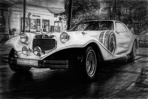 Classic Cars Black And White On Behance