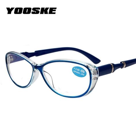 Yooske Cat Eye Reading Glasses Women Farsighted Eyeglasses Frame Ultra Fuzweb Womens Glasses