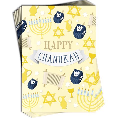 Chanukah Cards 6 Pack Davora Trade Website