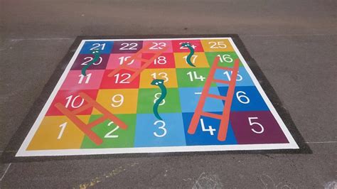 Snakes And Ladders Playground Markings Schools Adventure