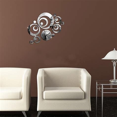 Your decision should be based on personal preferences, on the theme and style of the room's design and décor and on the function of the room. 3D Flower Mirror Wall Decor Decorative Wall Mirror Clocks ...
