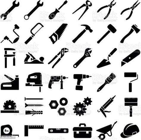 Construction And Work Tool Stock Illustration Download Image Now