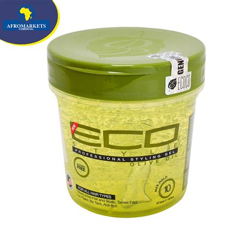 Eco Gel Styler Olive Oil 473ml 16oz Afromarkets