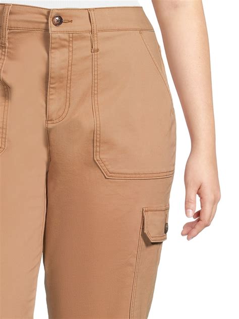 Terra And Sky Womens Plus Size Cargo Jogger Pants 27 Inseam