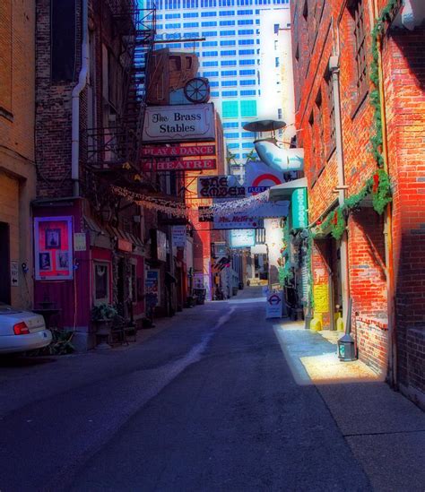 Printers Alley Nashville Tennessee Photograph By Dan Sproul
