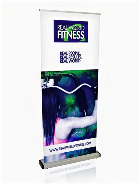 The Edge Retractable Banner Stand 33x81 Retractable Banner