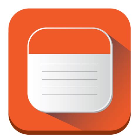 Notes Icon Long Shadow Ios7 Iconpack Pelfusion