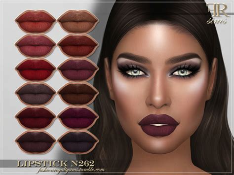 Frs Lipstick N262 By Fashionroyaltysims At Tsr Sims 4 Updates