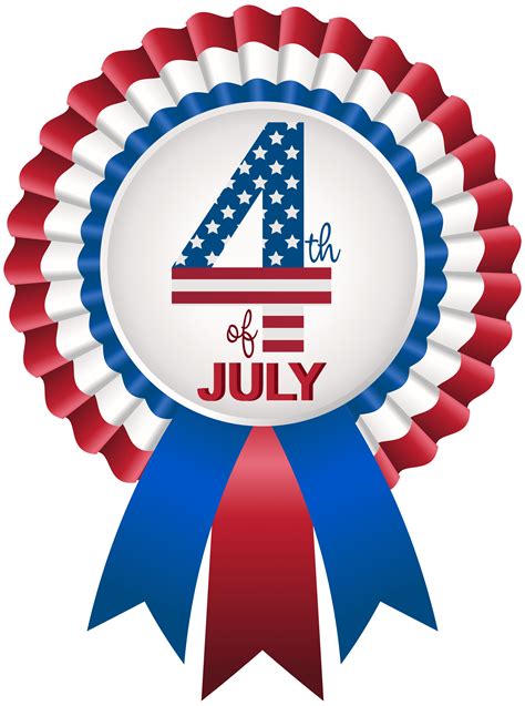 Choose from over 600 4th of july images and download them for free. 4th Of July Rosette PNG Clip Art Image