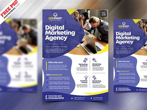 Digital Marketing Agency Flyer Template Psd Download Psd