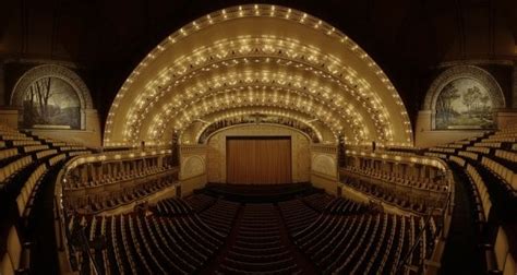 Louis Sullivans Auditorium Theatre In Chicago Captured By James