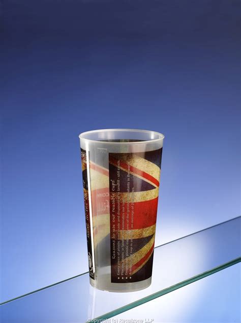 Reusable Plastic Pint Cups With Photo Realistic Full Wrap Printing