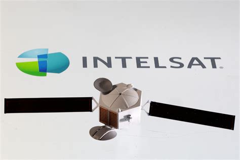 Picture Illustration Of Intelsat Logo And Satellite Model Inquirer