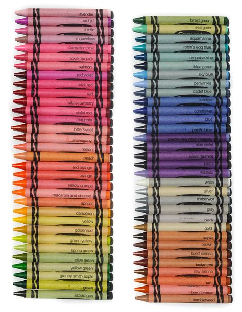 1997 64 Crayola Crayons Jennys Crayon Collection