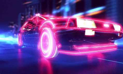 80s Neon Car