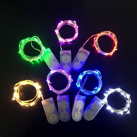 10 Pcslot Free Shipping Copper Wire 20 Leds Micro Fairy String Light