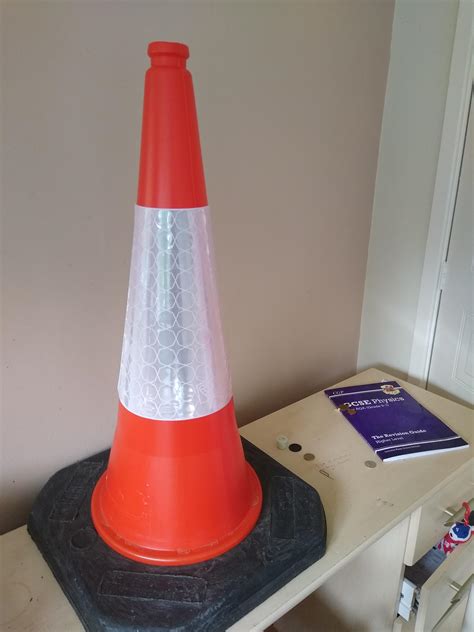I Stole A Traffic Cone Instead Of Yeeting Last Night He Doesnt Have A
