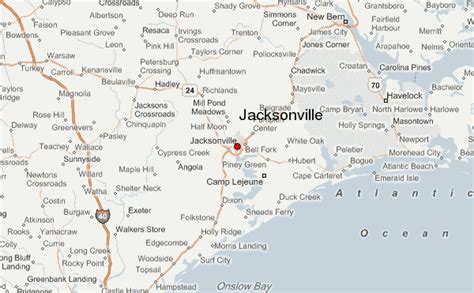 Guía Urbano De Jacksonville Carolina Del Norte