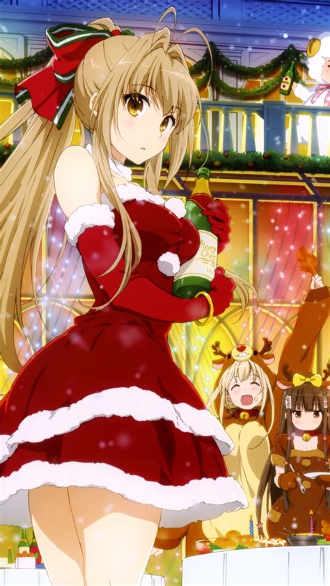Christmas 2015 Anime Amagi Brilliant Parksamsung Galaxy S4 Wallpaper