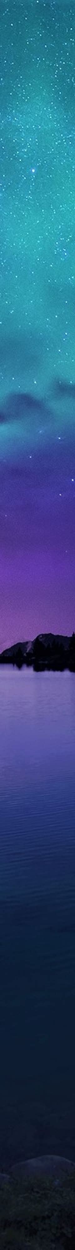 240x4000 Aurora Borealis Northern Lights Over Mountain Lake 240x4000