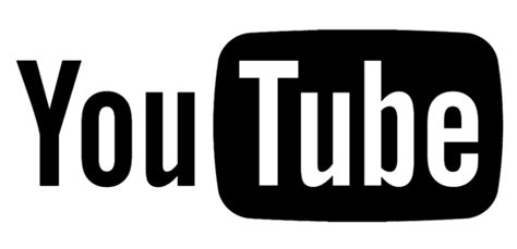 Youtube Logo Black And White Computer Icons Youtube Png Download
