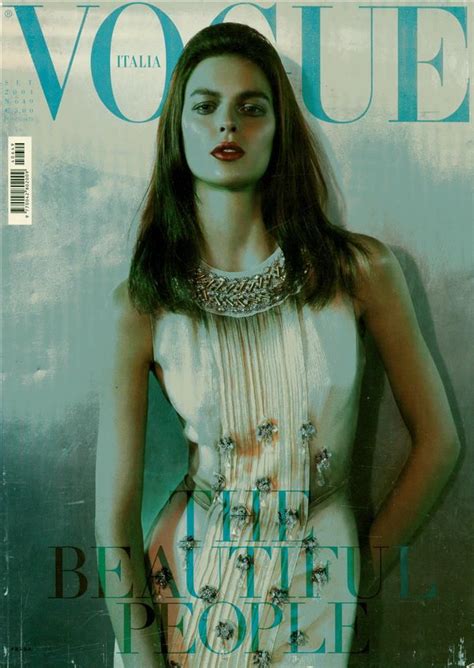 cover vogue italia september 2004 sasha pivovarova karen elson vogue magazine covers vogue