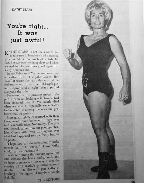 The Wrestler Magazine October 1968 Female Wrestlers Wrestler Starr