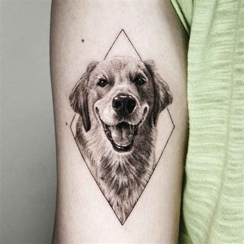 Attractive Golden Retriever Arm Tattoos You Need To See Inku Paw