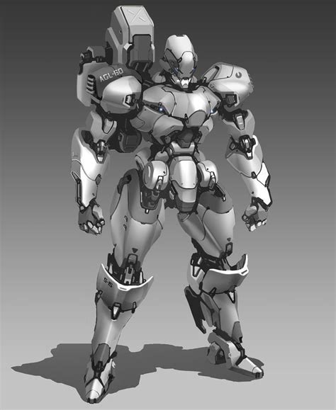 Artstation Mech Drawing 92018 Aaron De Leon Mech Robots Concept