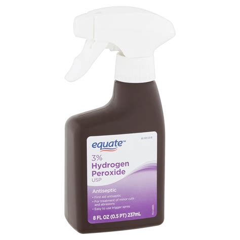 Equate 3 Hydrogen Peroxide Usp Antiseptic 8 Fl Oz