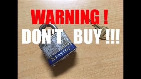 Failure to do so will result in the lock not turning. Pick Master Lock With Paperclip? - YouTube