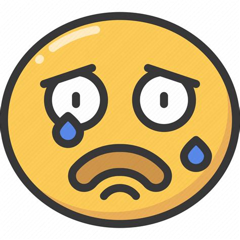 Cry Emoji Emoticon Emotional Sad Tear Icon Download On Iconfinder
