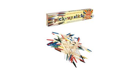 Pick Up Sticks Traditional English Game Classic Wood Game Set