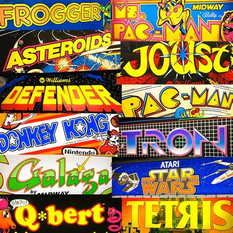 80s The Golden Age Of Arcade Games Video Amusement Arcade Game Rental