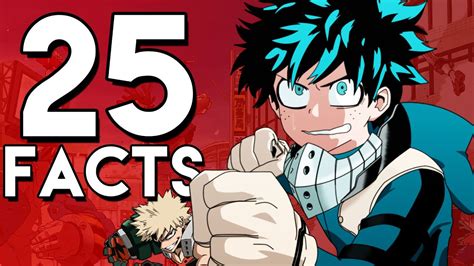 25 My Hero Academia Facts That You Probably Didnt Know Boku No
