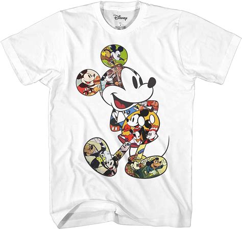 Disney Mickey Mouse Scene Me Vintage Classic Disneyland World Mens Adult Graphic T Shirt