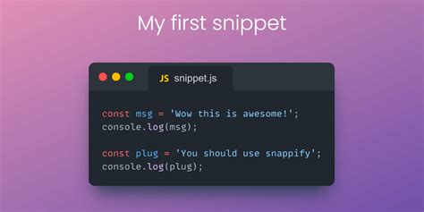 How To Easily Create An Image From A Code Snippet Snappify