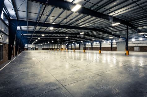 Large Empty Warehouse | High-Quality Industrial Stock ...