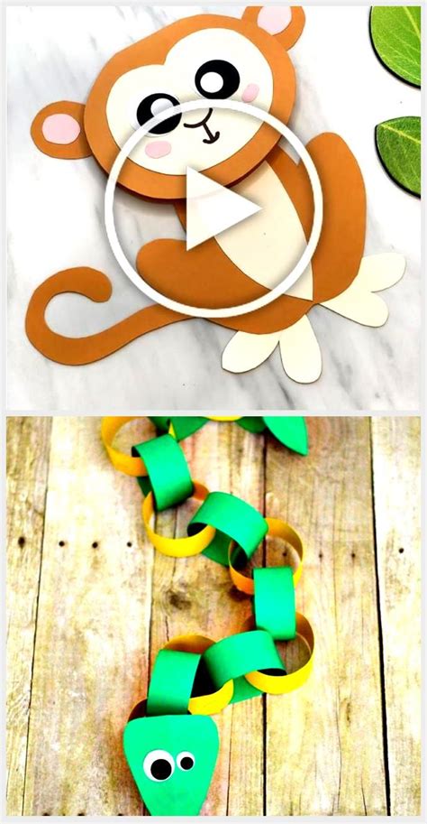Jungle Animal Craft For Kids Learn How To Make This Adorable Monkey