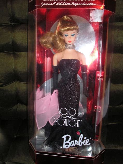 Mattel Barbie Solo In The Spotlight 1960 Reproduction Blonde Nrfb Barbie Dolls Barbie Barbie