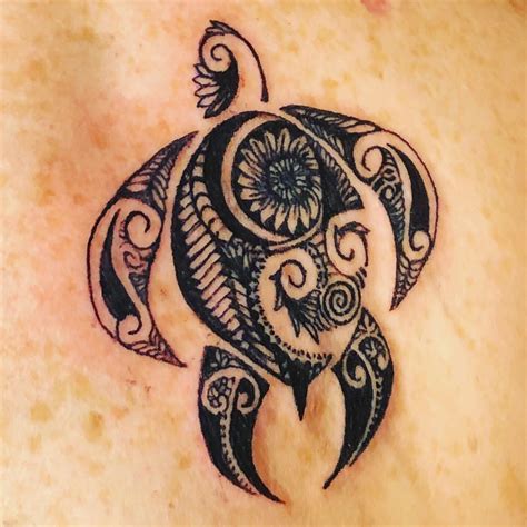 Sea Turtle Tattoo Polynesian Tattoo Tattoos Polynesian Tattoos Women