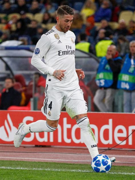 Sergio Ramos Of Real Madrid During The Uefa Champions League Match