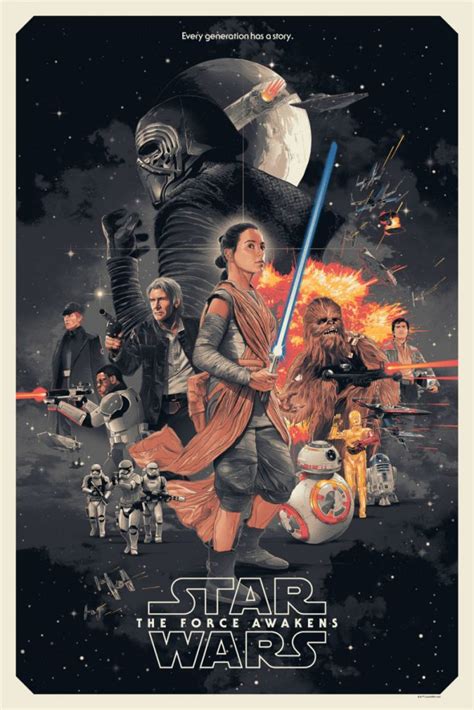 This Is The Force Awakens Officially Licensed Poster Art You Re Looking For Star Wars News Net