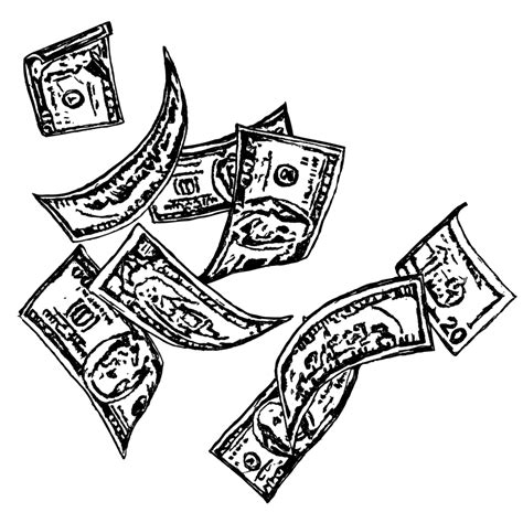 Money Tree Clipart Black And White